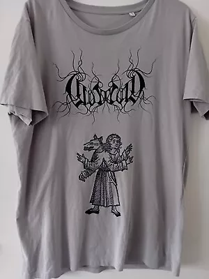 Buy Official Coldworld 'wolves Come For Sheep' T-shirt - Ivory, Size L - Black Metal • 19.95£