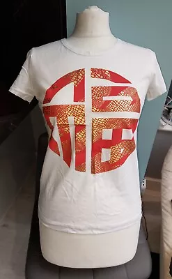 Buy Giordano White Snake T-shirt Size M • 6£