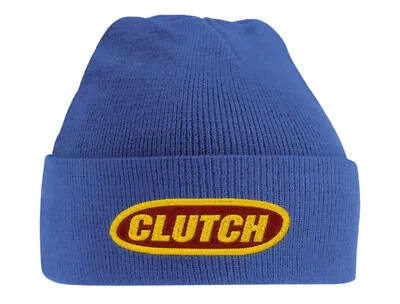 Buy Clutch Classic Logo Blue Beanie Hat OFFICIAL • 17.99£