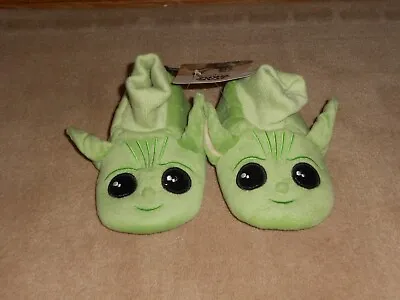Buy Disney Star Wars BABY YODA LITTLE BOY Socktop Slippers Size M (7-8)/New • 8.03£