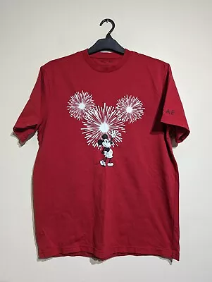 Buy Disney X AE Medium Red T- Shirt Mickey Mouse Large L • 10.99£