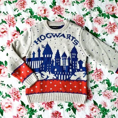 Buy Harry Potter Hogwarts Castle Sweater Holiday 2023 Wizarding World M • 240.18£