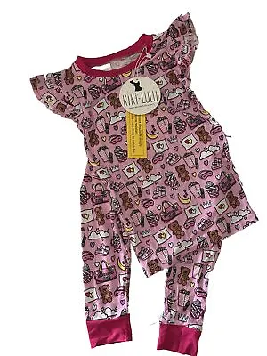 Buy Kiki+Lulu Shirt Sleeve Pajamas Girl’s 5/6 Years Slumber Party Pjs • 13.27£