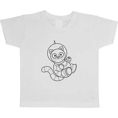 Buy 'Space Cat' Children's / Kid's Cotton T-Shirts (TS029218) • 5.99£