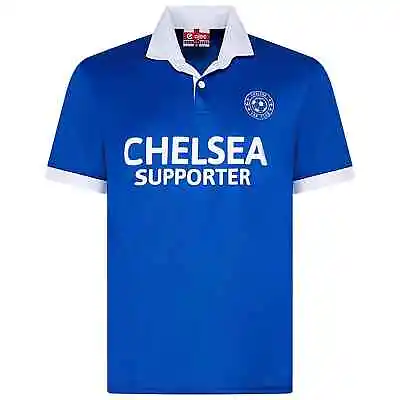 Buy Men’s Chelsea Fan Club Football Supporter Short Sleeve  Polo Shirt Retro Shirt • 12.99£