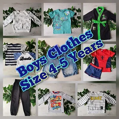 Buy Boys Clothes Make Build Your Own Bundle Job Lot Size 4-5 Years Shorts Jeans Top • 1.15£