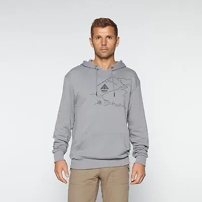 Buy Mountain Outdoor Men's Cedro Sweatshirt Hoodie Sweater, Grey, XL • 19.78£