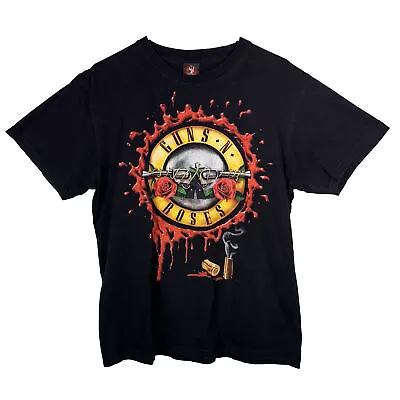 Buy Rock Yeah GNR Guns N' Roses Appetite Bloody Bullet Short Sleeve T-Shirt Size L • 23.49£