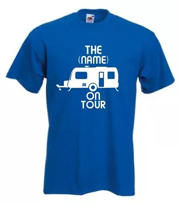 Buy Caravan On Tour T-shirt Personalised Camping Tshirt, Glamping Name T Shirt, • 11.99£