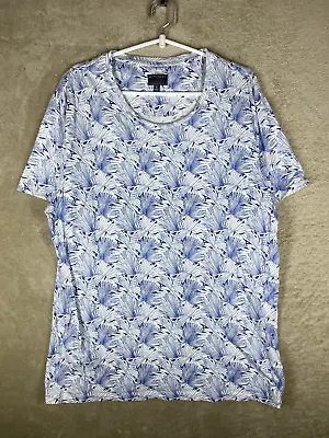 Buy Witchery Casual Oversized T-Shirts Top Size XL White Blue Short Sleeve • 9.29£