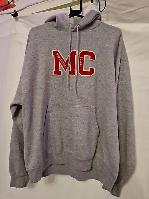 Buy Champion Muhlenberg College Light Grey Hoodie With Front Through Pocket • 11.99£