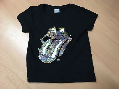 Buy Girls The Rolling Stones - T-Shirt - Size 9 Years - Black • 19.99£
