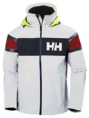 Buy Helly Hansen Salt Flag Men's Jacket 33909/001 White NEW • 165£