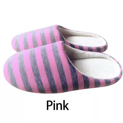 Buy Ladies Slippers Mens Womens Warm Fur Lined Winter Warm Mules Shoes House  • 3.95£
