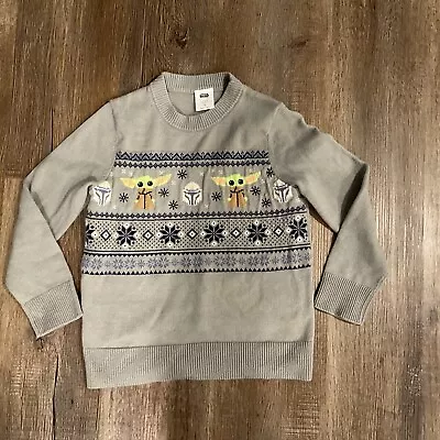 Buy Boys Jumping Beans Grogu Mandalorian Sz 6 Christmas Sweater Holiday Star Wars • 12.51£