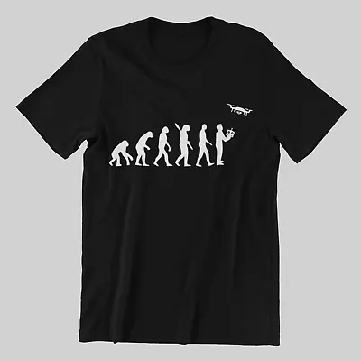 Buy Drone Evolution T Shirt Gift Ideas For Him Dad Grandpa . Kids And Unisex Tops • 7.99£