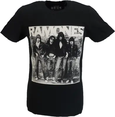 Buy Mens Black Official Ramones 1st Album Logo T Shirt • 17.99£