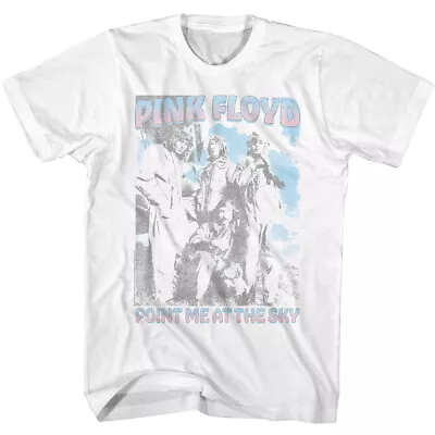 Buy Pink Floyd Point Me At The Sky Distressed Men's T Shirt Psychedelic Music Merch • 39.92£