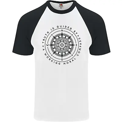 Buy Truth Is Guided By A Morale Compass Mens S/S Baseball T-Shirt • 12.99£