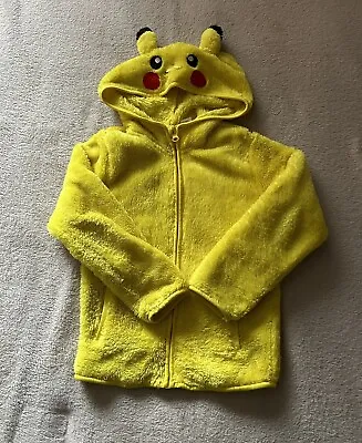 Buy H&M Kids Pokemon Pikachu Fluffy Full Zip Hoody, Size 4-6 Years • 2.99£