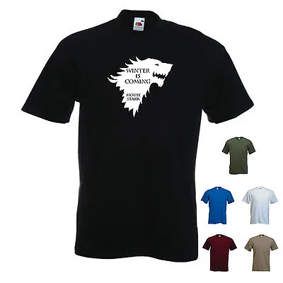 Buy 'Winter Is Coming - House Stark'. Game Of Thrones. Mens T-shirt. S-XXL • 11.69£