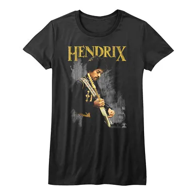 Buy Jimi Hendrix Guitar Jammin Women's T Shirt Singer Rock Star Legend Music Merch • 23.15£