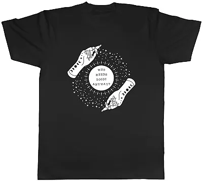 Buy Magic Magician Mens T-Shirt Who Needs Logic Anyway Tee Gift • 8.99£