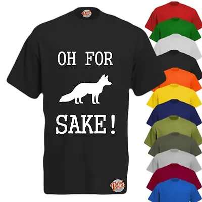 Buy FOR FOX SAKE Mens Funny T-Shirt, Slogan Tee Offensive • 11.99£