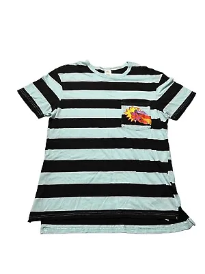 Buy Disney Parks Big Hero 6 Baymax Striped Pocket Tee T-shirt Adult Unisex Large • 17£