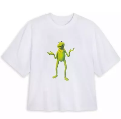 Buy Disney Store Muppets Kermit Frog White Shirt Large NWT  • 18.89£