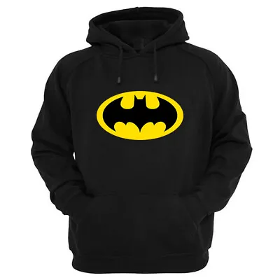 Buy Batman Superhero Logo Hoodies Official DC Comics Graphic Warm Sweatshirt For Men • 17.67£