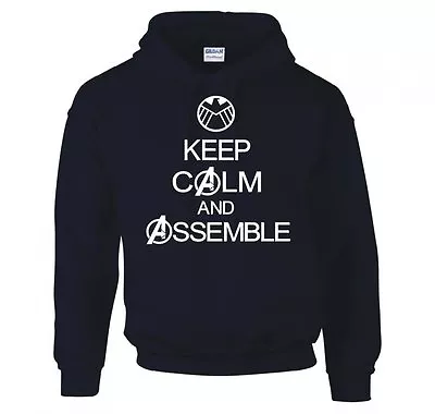 Buy Avengers  Keep Calm And Assemble  Hoodie New • 21.99£