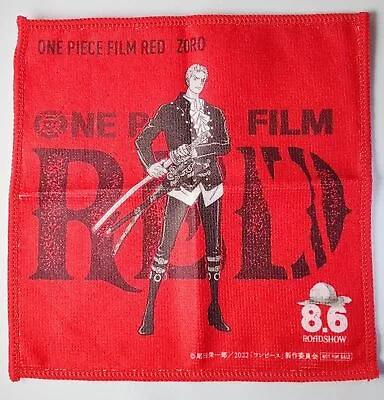 Buy Zoro ONE PIECE Film Red Movie Original Hand Towel Japanese HottoMotto Japan F/S • 12.70£