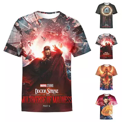 Buy Boy Kids Marvel Doctor Strange T-Shirt Blouse Tee Short Sleeve Clothes Summer • 5.89£