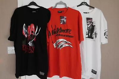 Buy Nightmare On Elm Street 2XL T-shirts X 3 • 27£