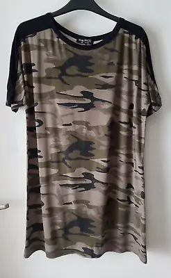 Buy Ladies Camouflage T-Shirt Size 8 Used • 1.60£