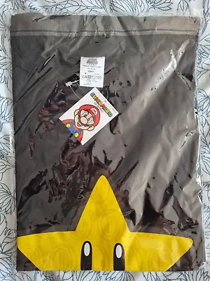 Buy Official Nintendo Super Mario STAR T-shirt Black Japan Unisex Adults • 12£