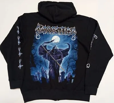 Buy Dissection Zipper Hoodie Sweatshirt Ltd 33 Screen Print Dark Funeral Nifelheim • 68.57£