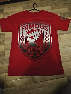 Buy Famous Stars & Straps T-Shirt Adult Size Small New With Tags • 30£