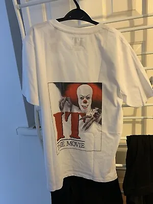 Buy IT The Movie T Shirt Small White Pennywise The Clown • 0.99£
