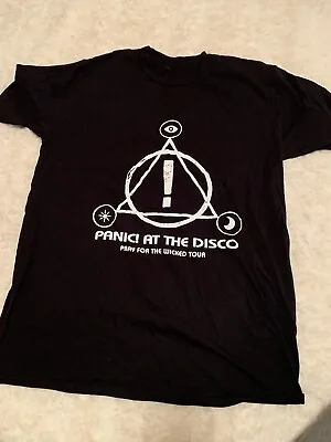 Buy Panic At The Disco Pray For The Wicked Black Tshirt Size S • 0.99£