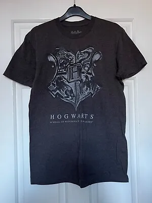 Buy Loot Crate Harry Potter Grey Hogwarts Crest T-shirt M Good Used Condition • 0.99£
