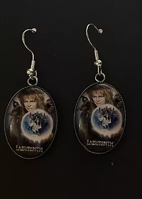 Buy Silver 925 David Bowie Earrings Labyrinth Memorabilia Jewellery, Unique Gift • 9.95£