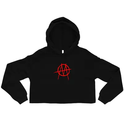 Buy Ministry Black Crop Hoodie Cropped Sweatshirt Industrial Metal Band S-XL • 43.19£
