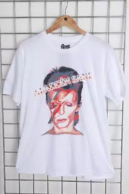 Buy Daisy Street Licensed Relaxed T-Shirt With Bowie Aladdin Sane Print • 11.99£