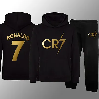 Buy Ronaldo Kids Tracksuit Kids Hoodie Football Al Nassr Jersey Birthday Gift CR7 #7 • 22.99£