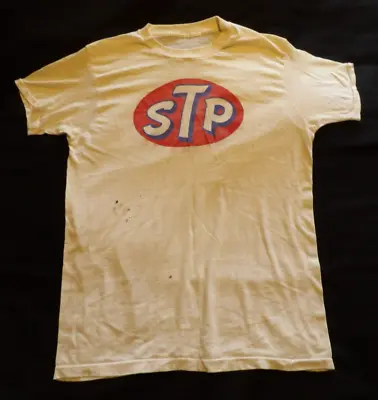 Buy Vintage 1960s70s STP Gas & Oil Treatment Front/Back Logo T-Shirt SM/Med • 212.62£