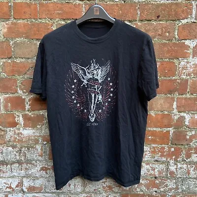 Buy Stone Sour T Shirt Men’s Large Black Graphic Print Hard Rock Band Music USA • 12.99£
