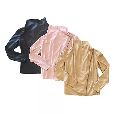 Buy Mote Women's Lightweight Soft Faux Suede Zip Up Drape Jacket • 22.19£
