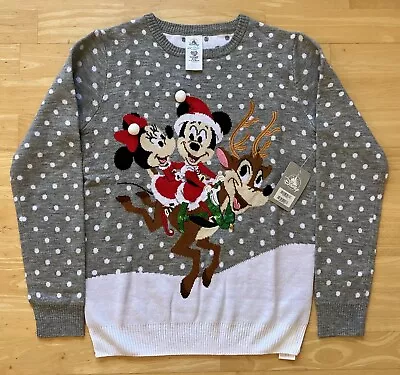 Buy Small 36  Chest Disney Mickey And Minnie Mouse Christmas Jumper Sweater Xmas • 49.99£